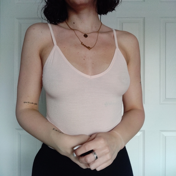 🥝2 for $10 RIBBED TANK BODYSUIT - Picture 3 of 4